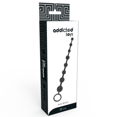 addicted toys perline anali 29 cm nero 2