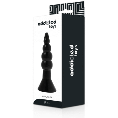 addicted toys plug anale 17 cm nero 2