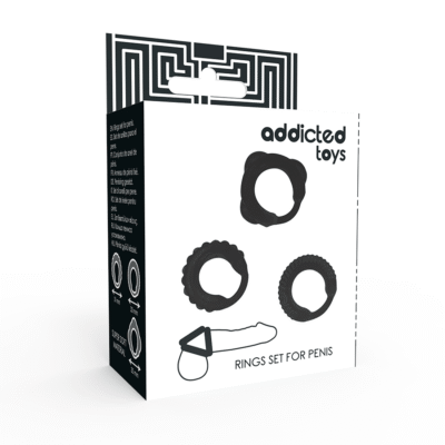 addicted toys set c ring nero 1