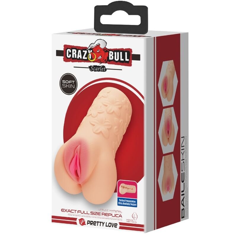 CRAZY BULL - MASTUBADOR A FORMA DI VAGINA SCARLATTO - immagine 8