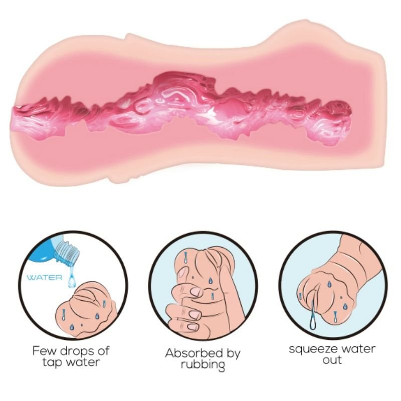 CRAZY BULL - MASTURBADOR DELLA VAGINA CON PELLE ACQUA - immagine 7