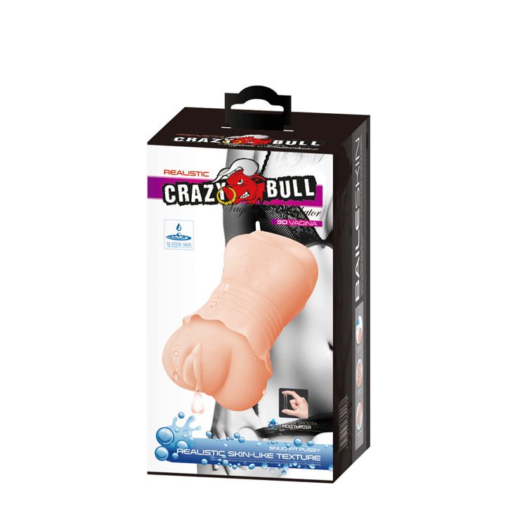 CRAZY BULL - MASTURBADOR PELLE ACQUA MODELLO VAGINA 2 - immagine 6