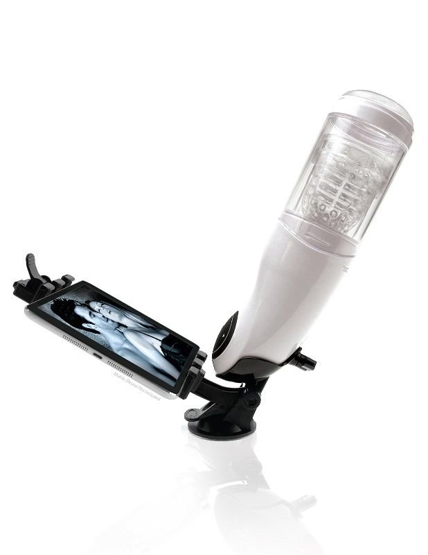 EXTREME TOYZ - PDX MEGA BATOR USB MASTURBATORE MASCHIO VAGINA BIANCO - immagine 3