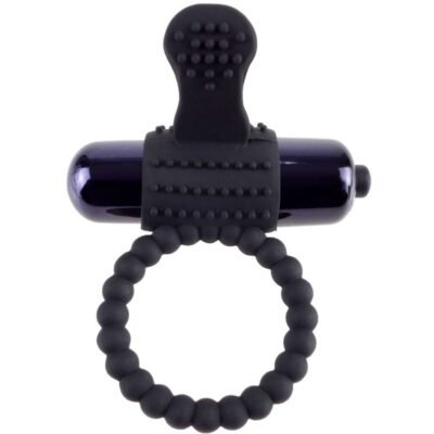 fantasy c ringz anello vibrante in silicone nero 1