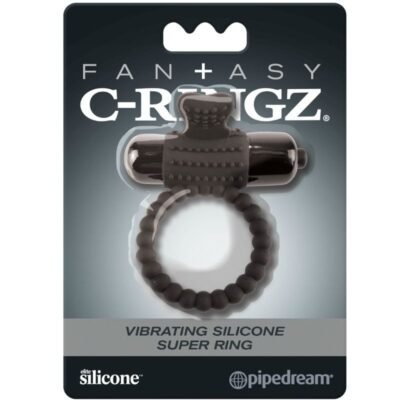fantasy c ringz anello vibrante in silicone nero 2