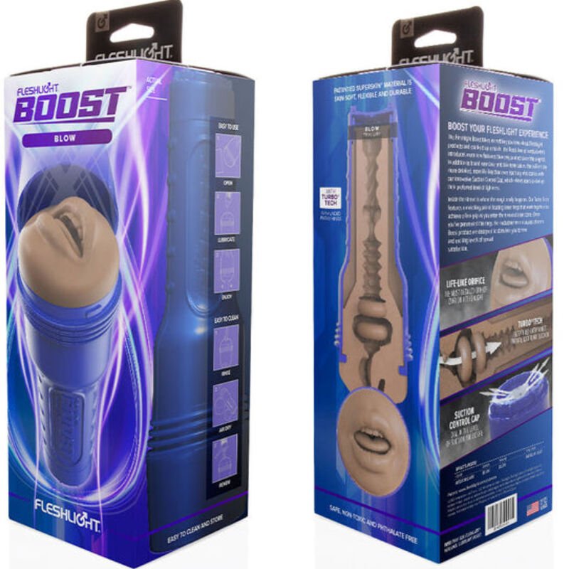 FLESHLIGHT BOOST - MASTURBADOR BLOW MD FLESH BOCCA RP - immagine 4