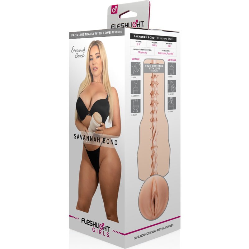 FLESHLIGHT GIRLS - SAVANNAH BOND VAGINA - immagine 6
