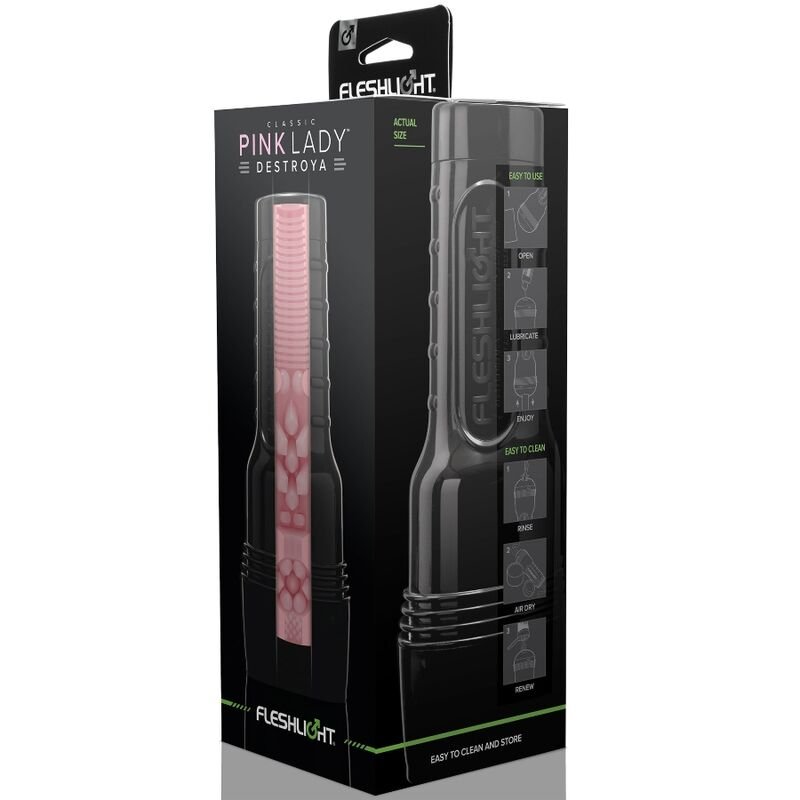 FLESHLIGHT - MASTURBATORE CLASSICO ROSA LADY DESTROYA - immagine 4