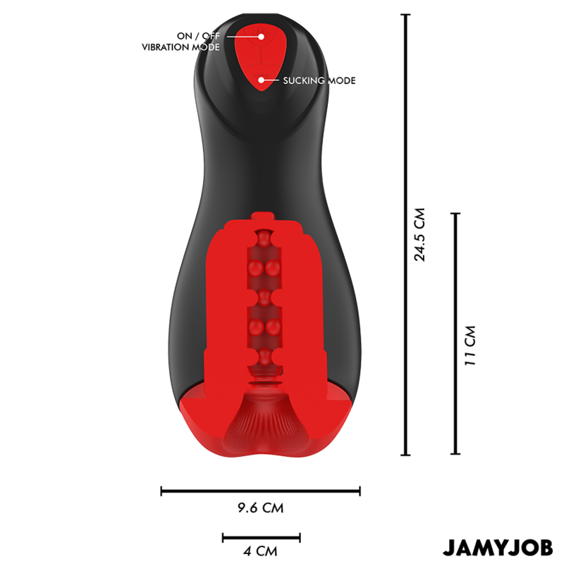 JAMYJOB - MASTURBATORE AUTOMATICO CORE-X 5 MODALITà€ ONDE E VIBRAZIONI STIMOLANTI - immagine 3