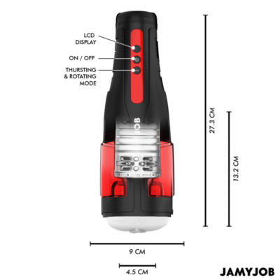 jamyjob masturbatore automatico cyclone 10 modi di rotazione e spinta 6