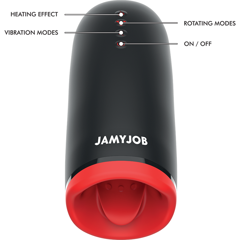 JAMYJOB - MASTURBATORE RISCALDANTE E ROTANTE SPIN-X - immagine 5
