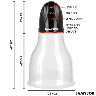 jamyjob pompa automatica per testicoli xpand lite 3 livelli di onde stimolanti grigio 1