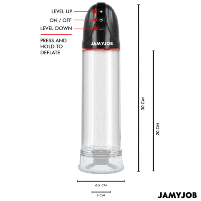 jamyjob pompa automatica xpand 3 livelli di onde stimolanti grigio 7