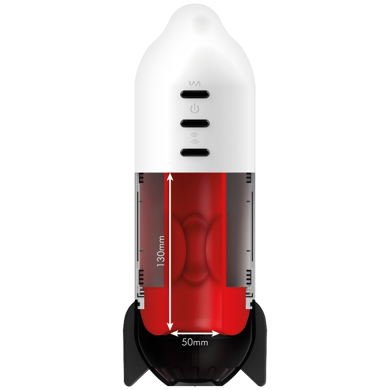 JAMYJOB - ROCKET MASTURBATORE TECNOLOGIA DI COMPRESSIONE MORBIDA E VIBRAZIONE - immagine 2
