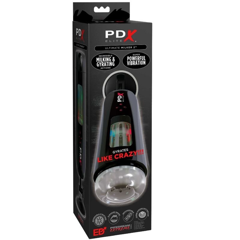 PDX ELITE - STROKER ULTIMATE MILKER 2 ROTANTE E VIBRATORE - immagine 3