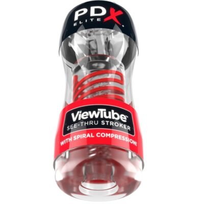 pdx elite stroker viewtube 2 compressione spirale trasparente 2