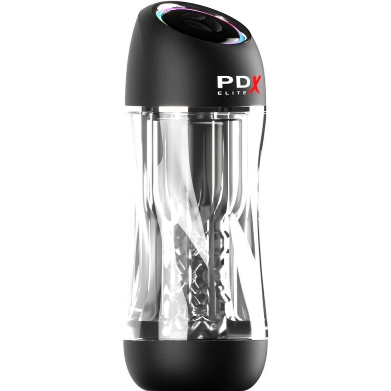 PDX ELITE - VIBRATORE STROKER VIEWTUBE PRO TRASPARENTE - immagine 2