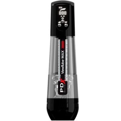 PDX ELITE - VIEWTUBE MAX VIEW MASTURBATORE AUTOMATICO CON ASPIRAZIONE TRASPARENTE