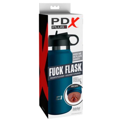 pdx plus fuck flask vagine discret stroker modello marrone 4