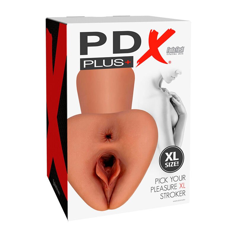 PDX PLUS - PICK YOUR PLEASURE XL REALISTICO STROKER MARRONE - immagine 4