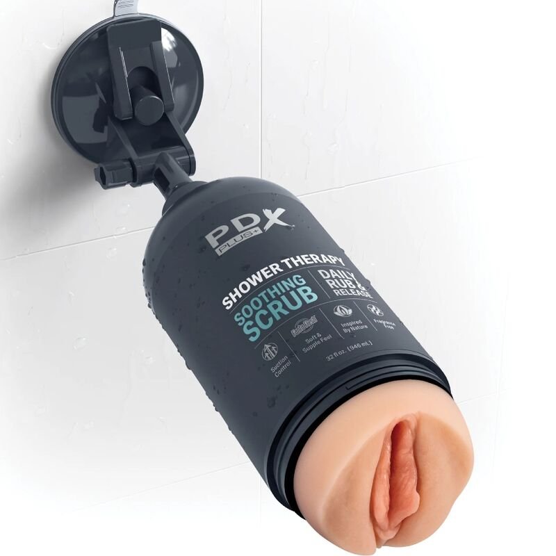 PDX PLUS - SHAMPOO SCRUB LENITIVO STROKER MASTURBATOR DAL DESIGN DISCRETO DELLA BOTTIGLIA - immagine 2
