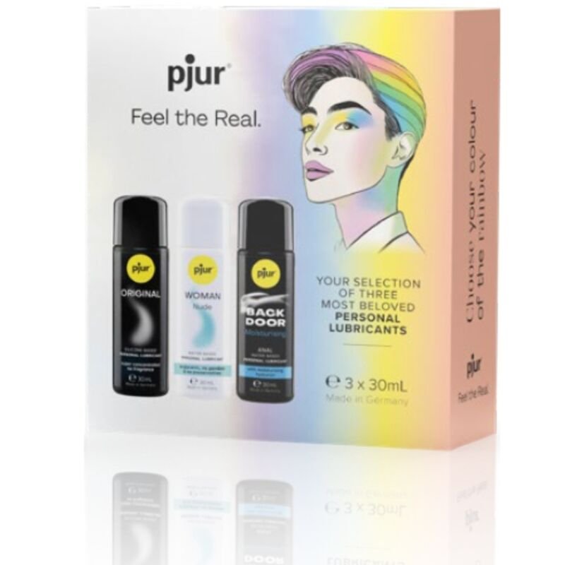 PJUR - SET PRIDE LUBRIFICANTI PREMIUM 3 X 30 ML - immagine 2