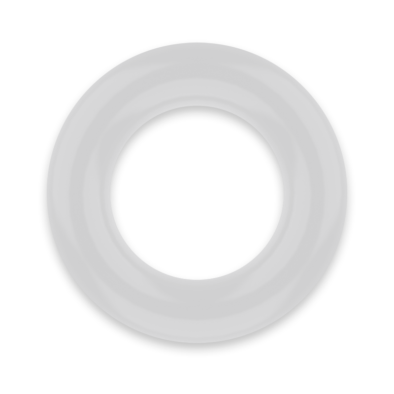 POWERING - ANELLO PER PENE SUPER FLESSIBILE E RESISTENTE 4,8 CM PR05 TRASPARENTE - immagine 3