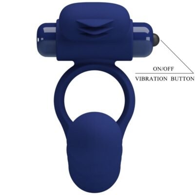 pretty love ajmal anello vibrante con spina blu 1