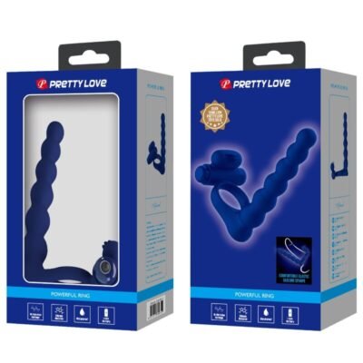 pretty love ajmal anello vibrante con spina blu 2