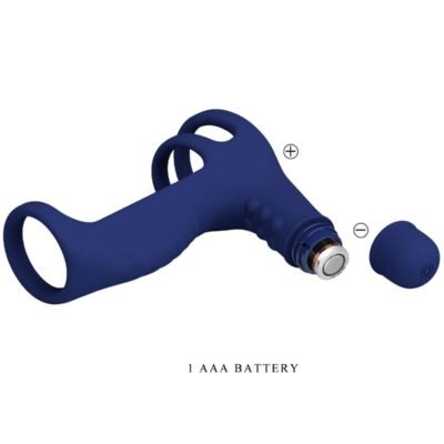 pretty love anello vibrante elish con estensione blu 3