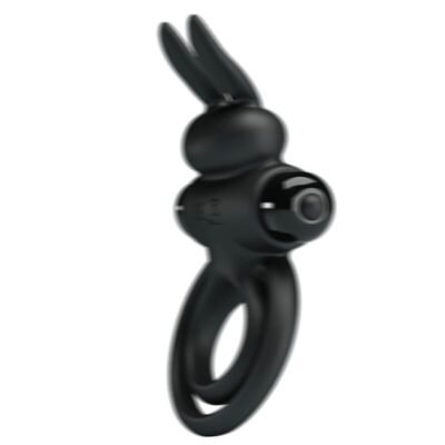 pretty love anello vibrator iii rabbit per pene nero 6