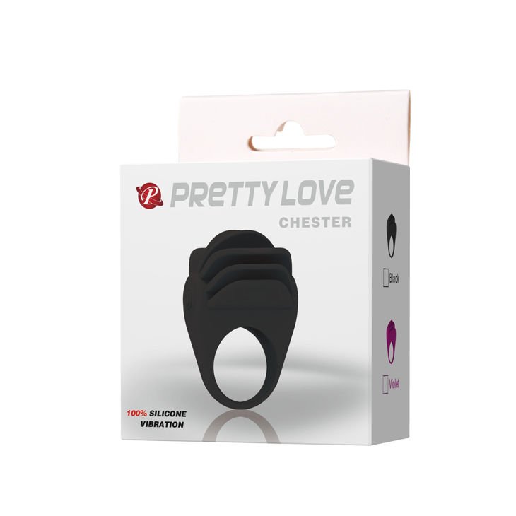 PRETTY LOVE - ANELLO VIBRATORE NERO CHESTER - immagine 9