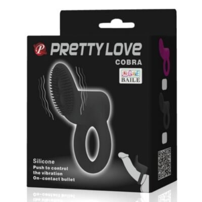 pretty love cobra anello vibratore nero 1