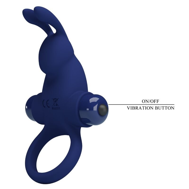 PRETTY LOVE - JIRO ANELLO CONIGLIO CON VIBRAZIONE BLU - immagine 7