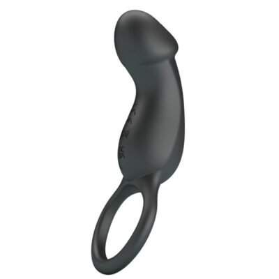 pretty love trae anello vibrante con stimolatore nero 2