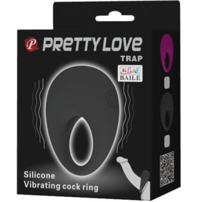 pretty love trap anello vibratore nero