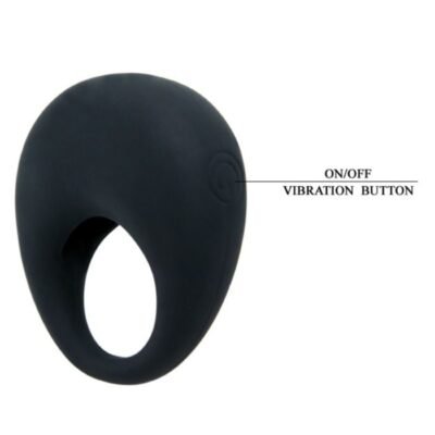 pretty love trap anello vibratore nero 6