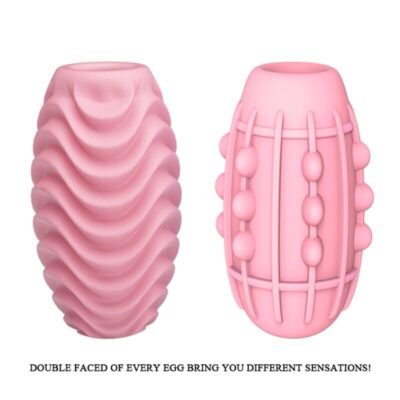 pretty love uovo masturbatore a doppia faccia rosa 2
