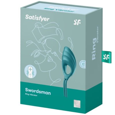 satisfyer vibratore ad anello swordsman verde 1